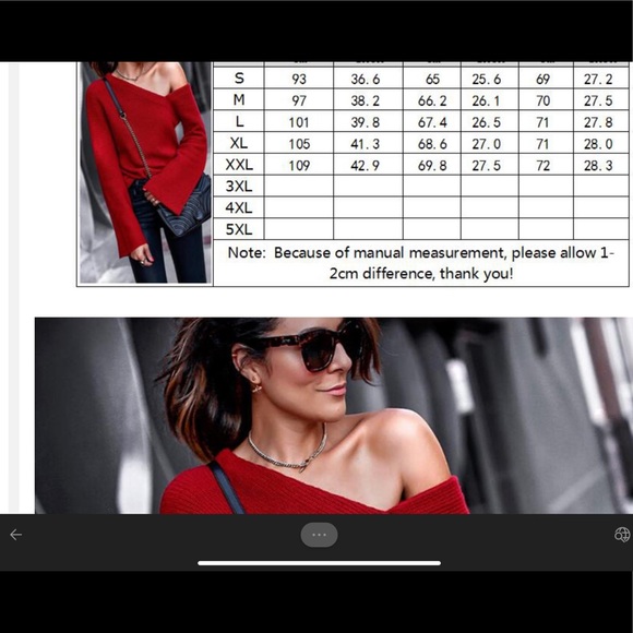 NWOT Asymmetrical sweaters - Picture 3 of 3